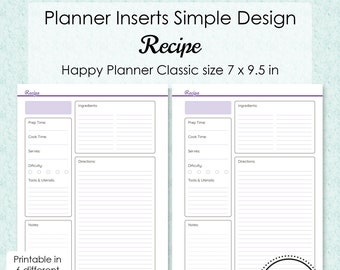 free online recipe organizer for happy planner free online recipe organizer for happy planner
