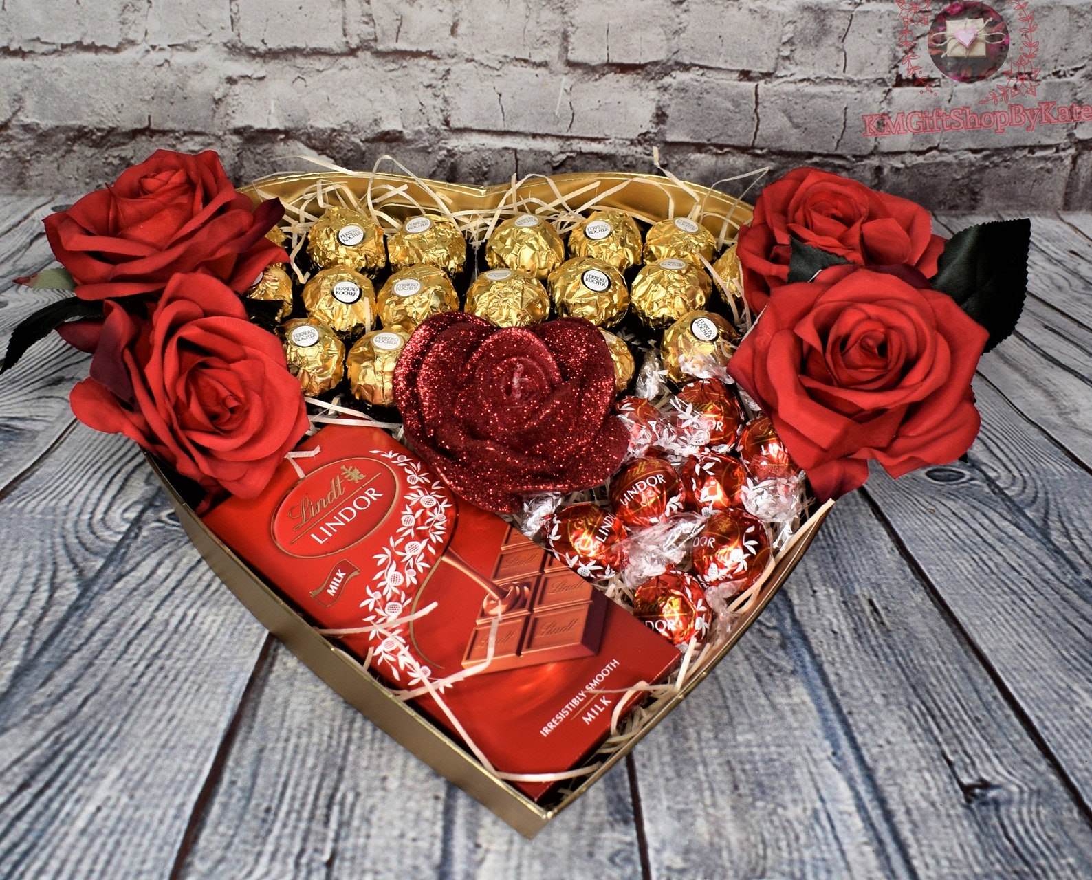 Luxury Lindt Lindor Ferrero Rocher Chocolates Rose Shaped Etsy UK
