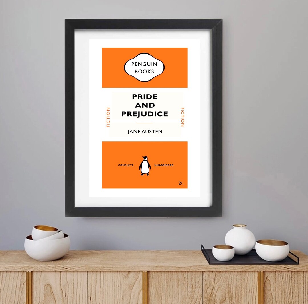 Classic Penguin Book Poster Print A5 A4 A3 Pride & Etsy UK