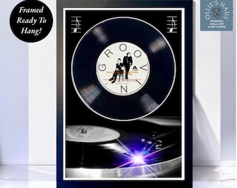 Framed 'The Style Council' Vinyl Record ‘You’re The Best Thing’ | 80s Music Memorabilia | Music Wall Decor