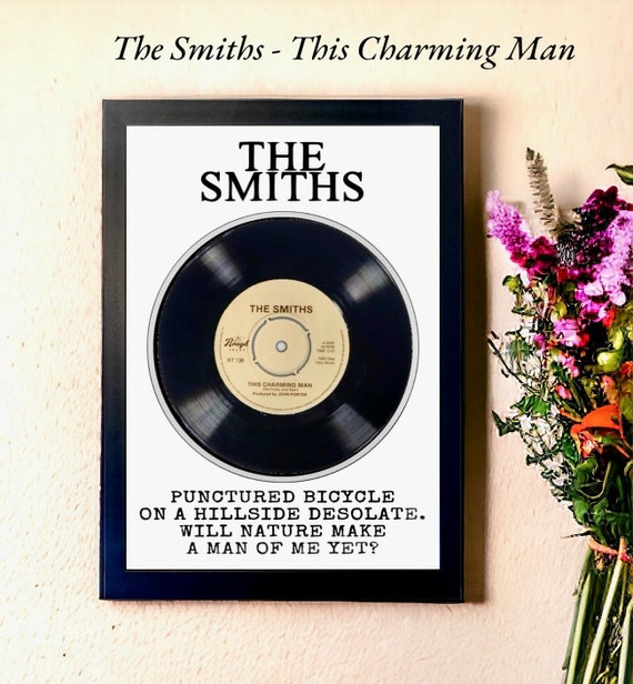 The Smiths/morrisey 'this Charming Man' Framed Vinyl Record | 80s