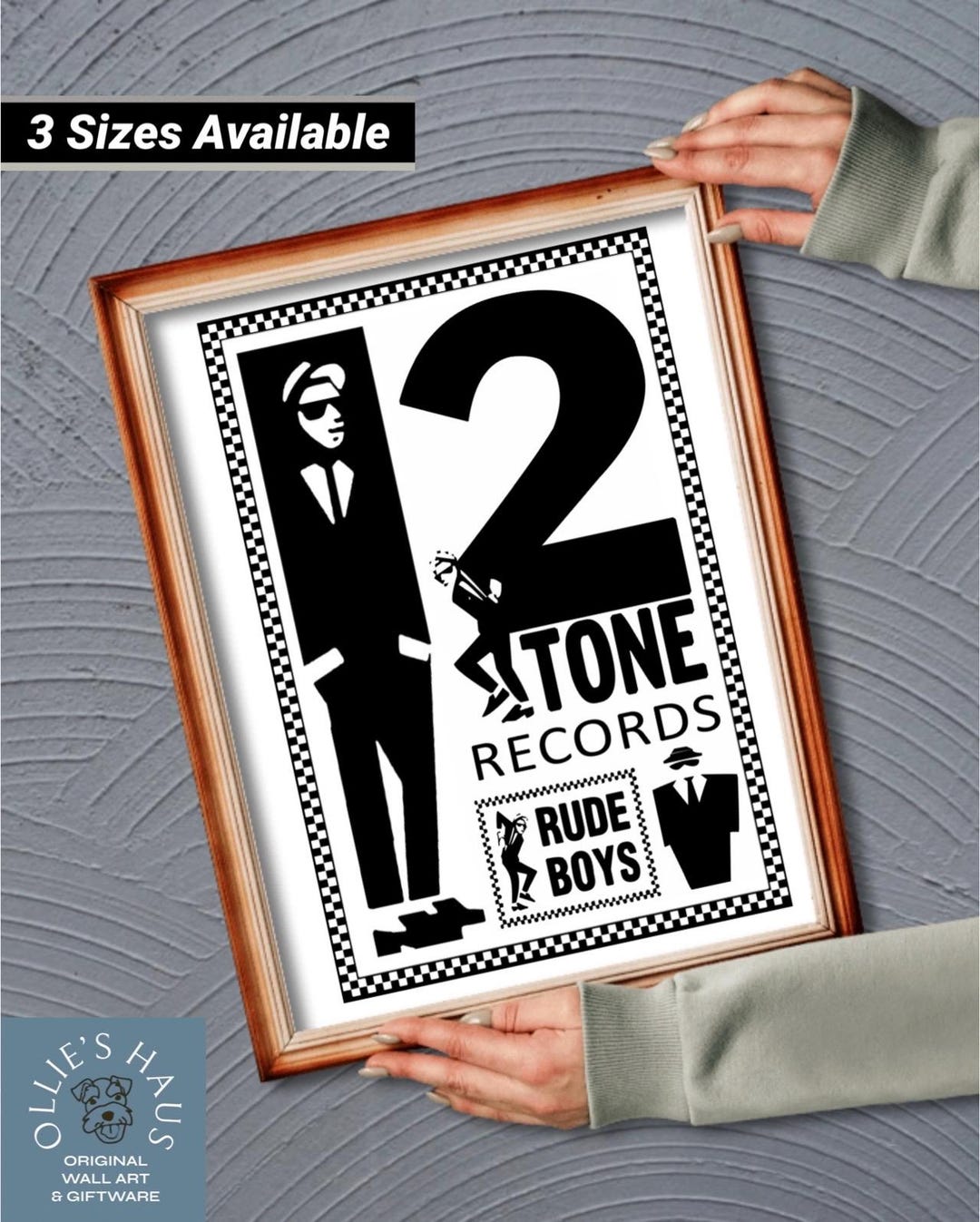 アート・デザイン・音楽 Boys Study 2 Ska 2 Tone Records Giclée Art Print Poster | A5 A4 A3 | Wall Art