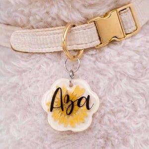 Pet ID Tag Charm | Personalized Dog Name Tag | Cute Dog or Cat ID Tag | Pet Accessory | Pet Lover Gifts | You Design It