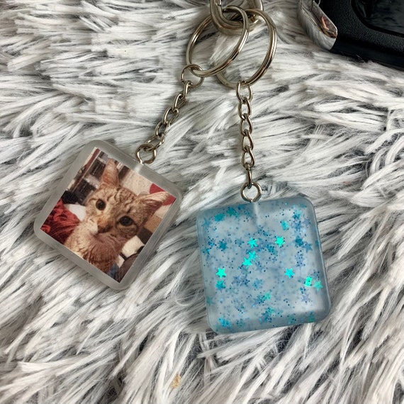 Photo Keychain Custom Photo Keychain Resin Photo Keychain