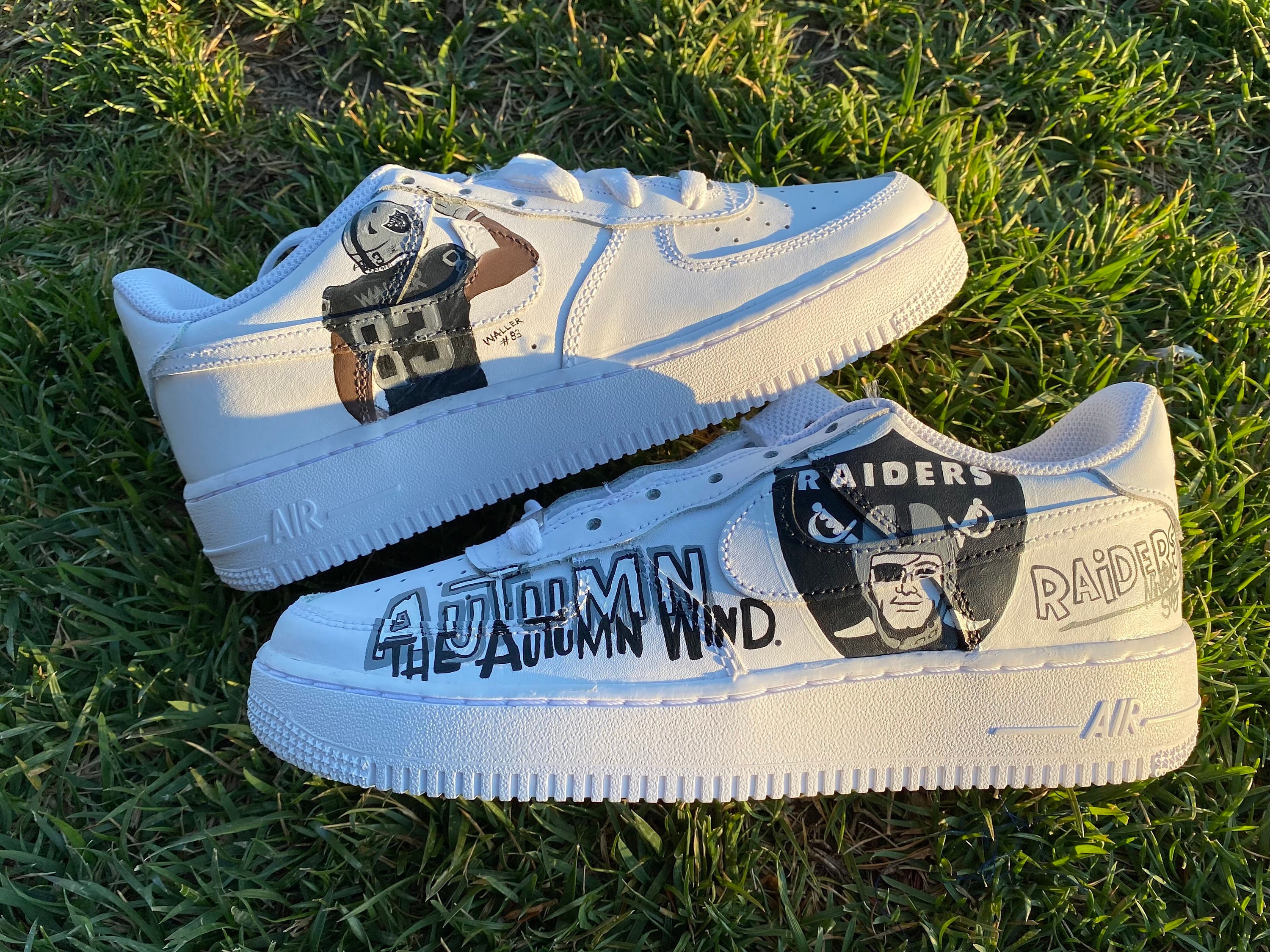 raiders custom shoes