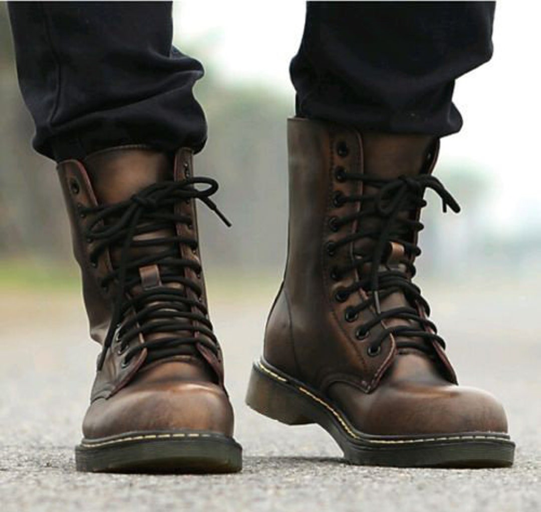 Combat boots rust фото 28