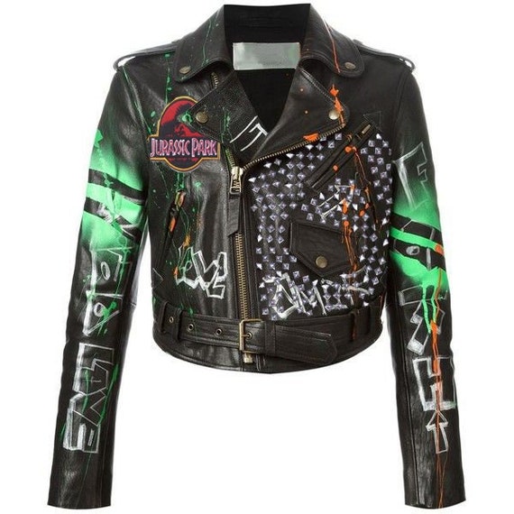Customize Bomber Gothic Steampunk Jacket Waist Belted Brando - Etsy