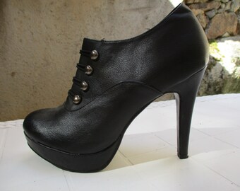 low boots plateforme