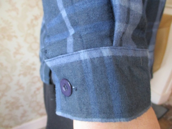 Grey check fleece lined shirt by MORANS EVASION. … - image 4