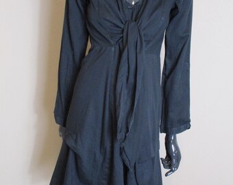 Vintage Boho Madewell Black Red Leaf Print Boho Midi Dress, Gifts for Her -  Etsy