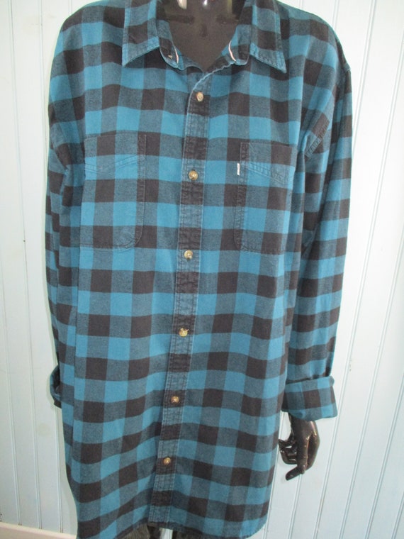Vintage LEVI checked shirt. Size XXL.   vintage l… - image 2
