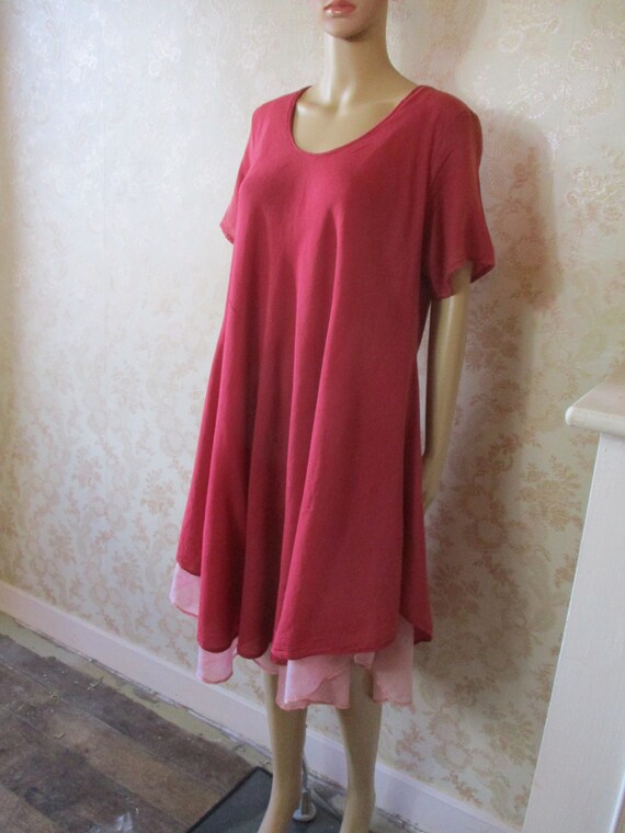 chinese dress ladies Knot Linen Dress Long in White Xs / White