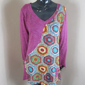 Vintage jumper  vintage sweater\vintage jumper\pink jumper\retro jumper\knitwear\vintage knitwear\winter clothing