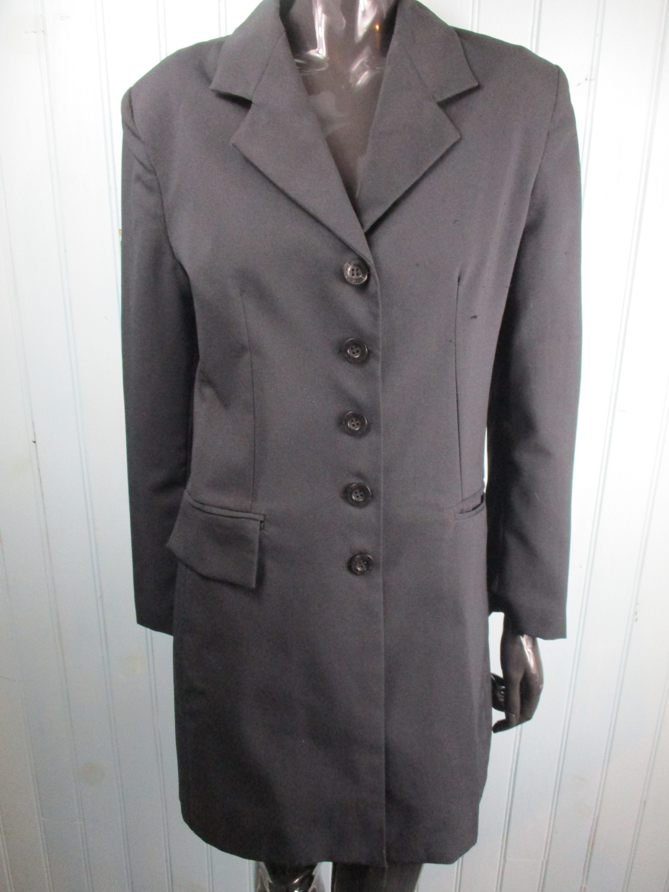 Retro 80s Long-line Jacket. Retro Jacket\80's Style Jacket