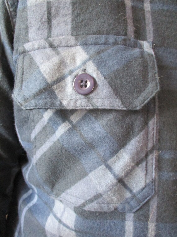 Grey check fleece lined shirt by MORANS EVASION. … - image 5