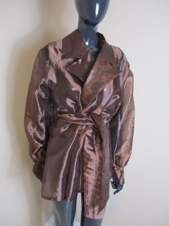 Women's vintage wrap shirt plus size.