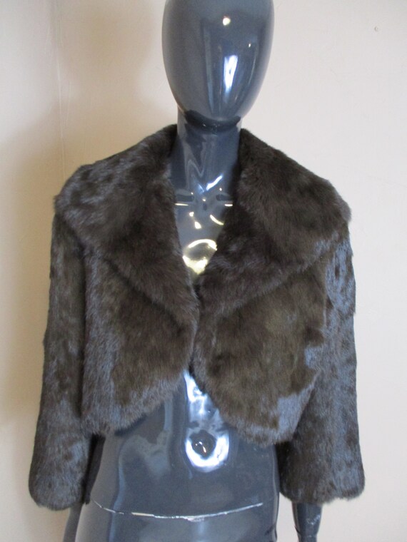 Vintage Rabbit Fur Shrug. Vintage Shrugfur Shrugderhy Shrugretro Shrugvintage Jacketevening Jacket Etsy UK