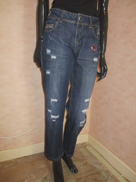 Desigual boyfriend jeans. .  desigual jeans\vinta… - image 8