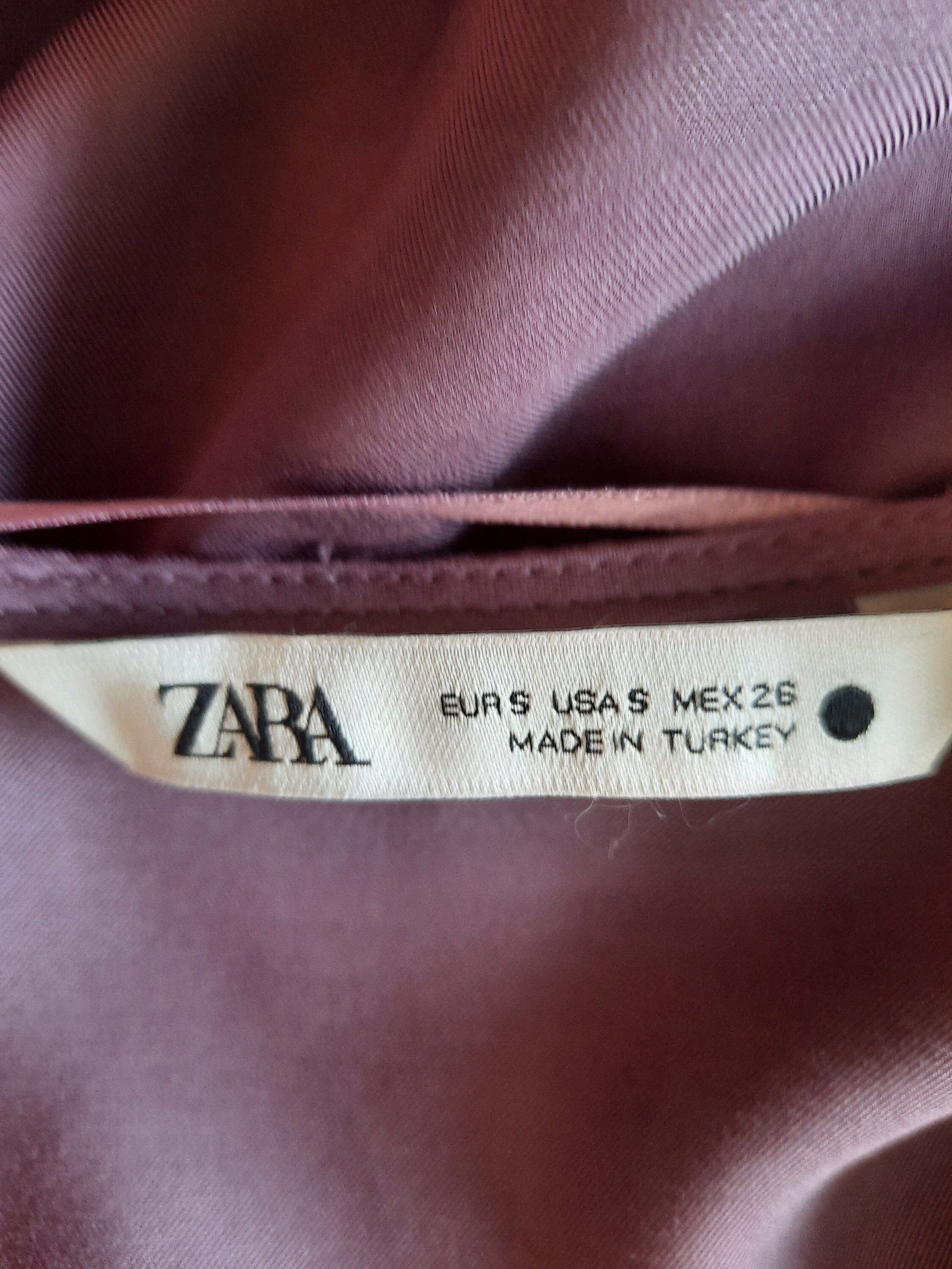 Blusa ZARA vintage en zara lilablusaretrobohoblusa lilablusa vintagetop de noche Etsy Mexico