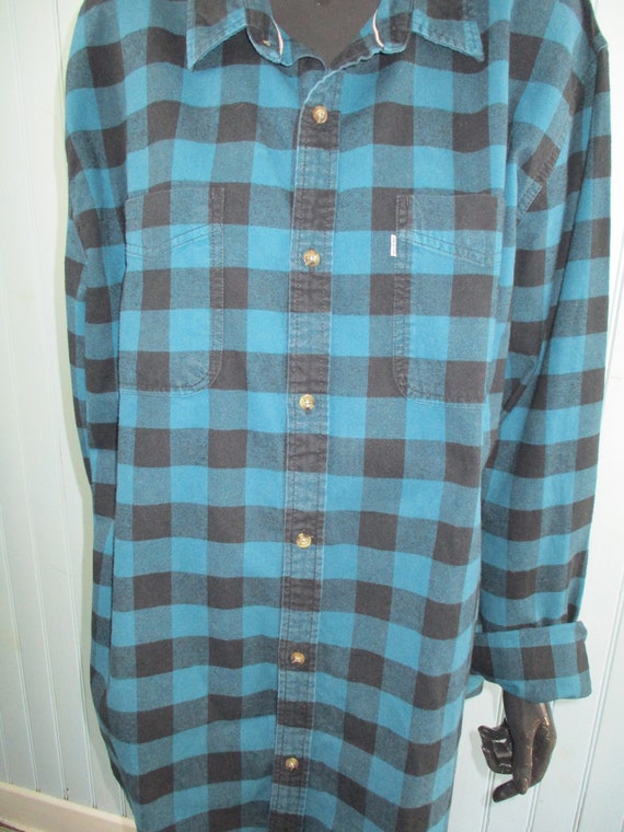 Vintage LEVI checked shirt. Size XXL.   vintage l… - image 4
