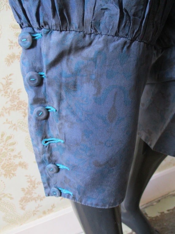 Vintage harem pants in a very soft blue\grey colo… - image 5