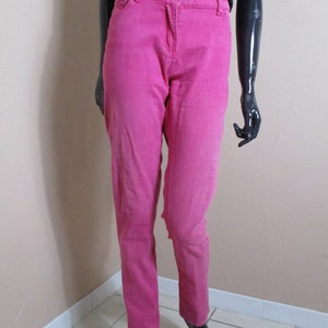 Jeans rosa retrò. Jeans taglie forti\jeans rosa\jeans retrò\pantaloni rosa\pantaloni taglie forti\pantaloni boho