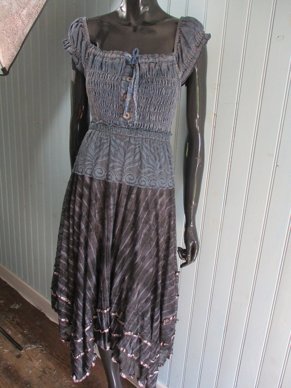 Vintage lace and denim sundress .  vintage dress\… - image 3