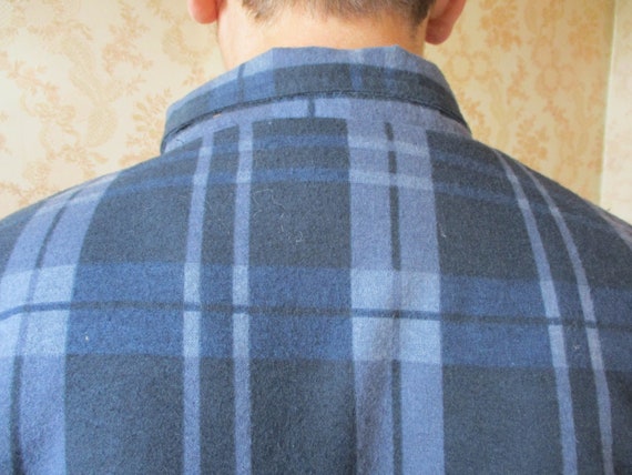Grey check fleece lined shirt by MORANS EVASION. … - image 3