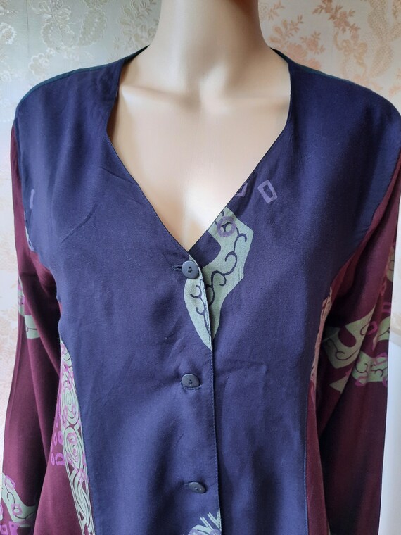 Vintage coat dress by Don Miguel & Co.  Purple\re… - image 6