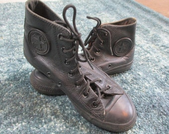 real leather converse