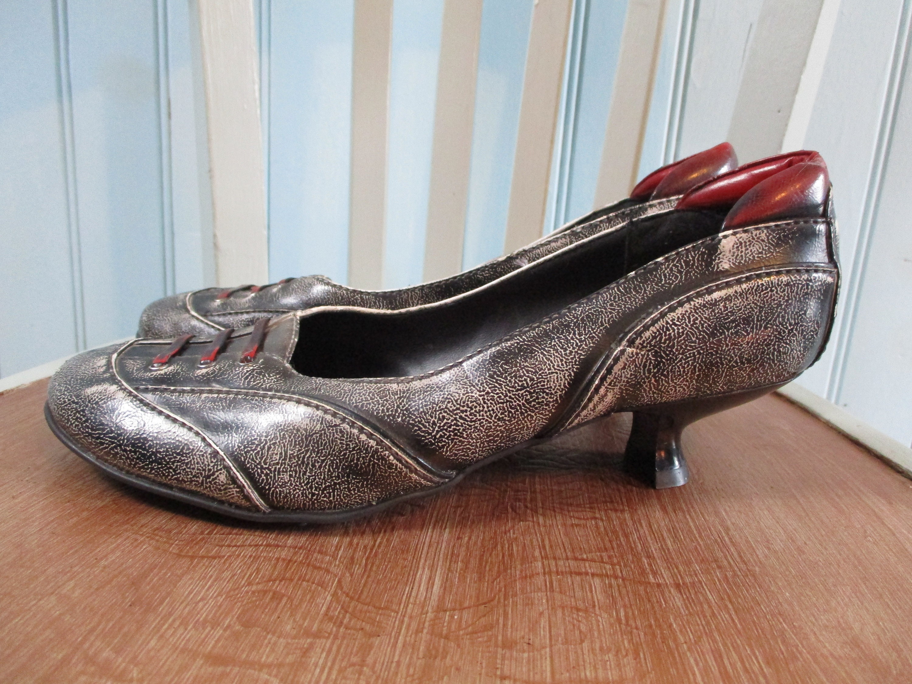 Grey Kitten Heel Etsy UK