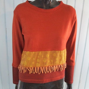 Vintage orangefarbener Pullover Vintage Pullover&#39;s Vintage Pullover&#39;Orange Pullover&#39;