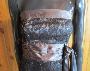Sparkly cocktail dress in grey and silver, .  evening dress\cocktail dress\party dress\xmas dress\sparkly dress