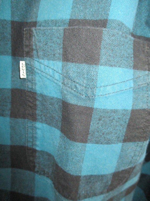 Vintage LEVI checked shirt. Size XXL.   vintage l… - image 3