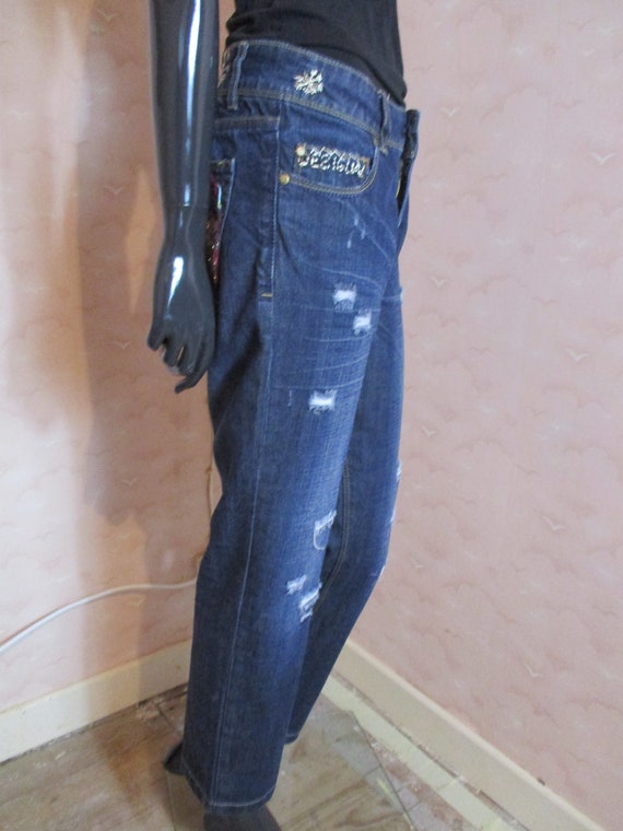 Desigual boyfriend jeans cheap