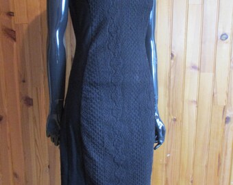 Black vintage bodycon dress by Next.   vintage dress\bodycon dress\next dress\smart dress\black dress\stretchy dress\