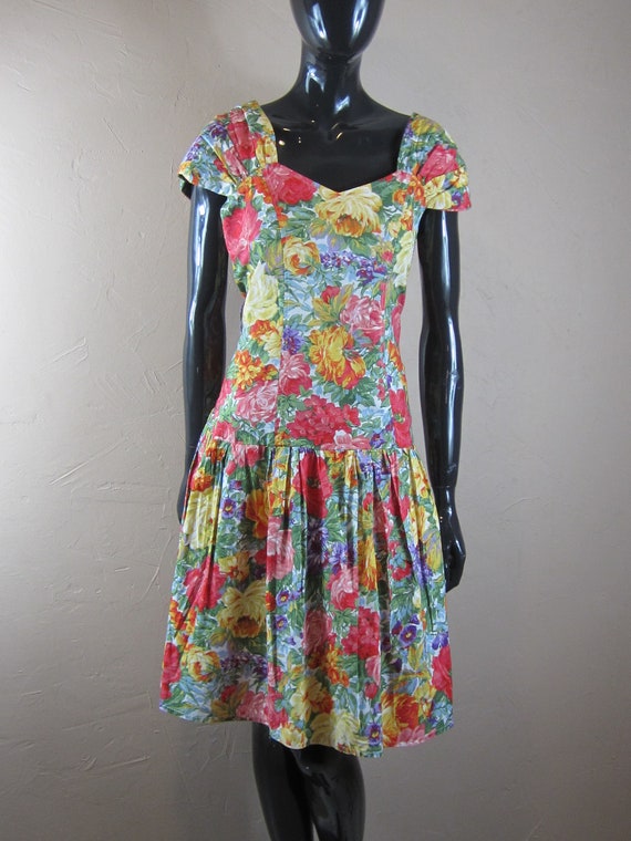 Vintage hand sewn 50's summer dress .  vintage dr… - image 2