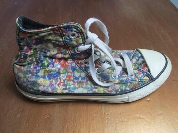 Vintage Converse size 1 original floral children'… - image 7