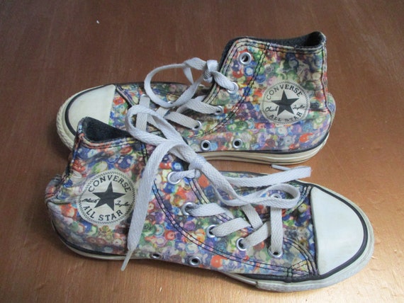 Vintage Converse size 1 original floral children'… - image 4