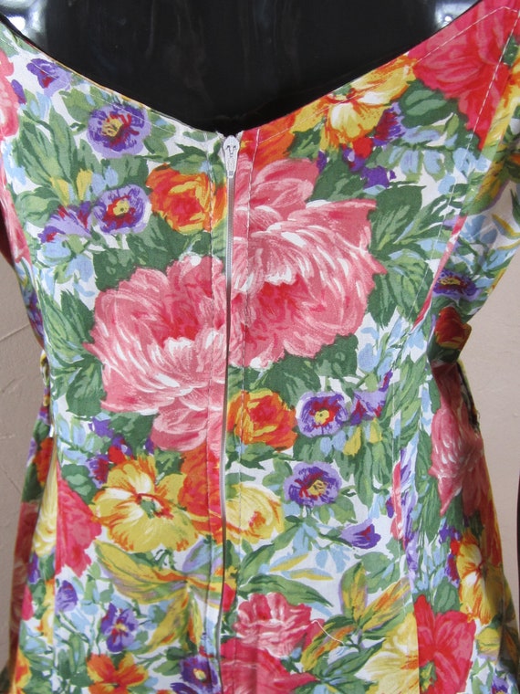 Vintage hand sewn 50's summer dress .  vintage dr… - image 5
