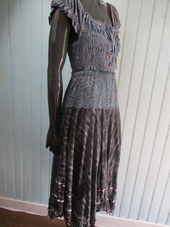 Vintage lace and denim sundress .  vintage dress\… - image 5