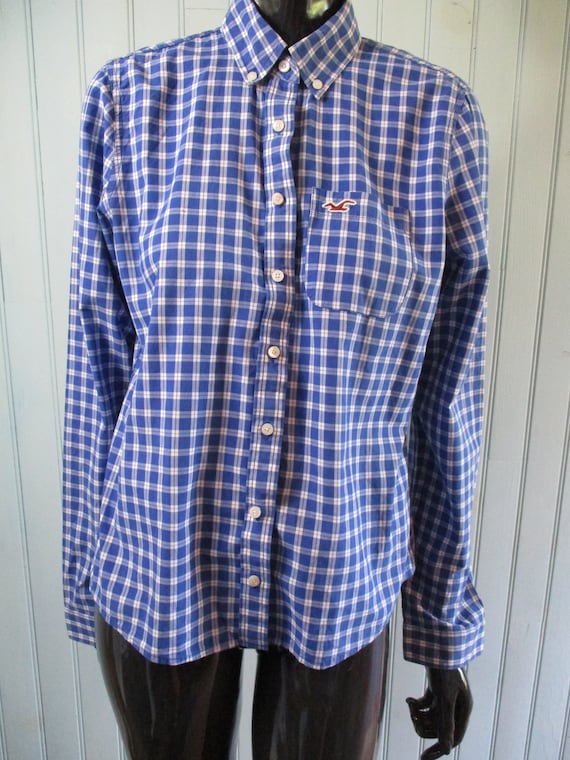 Hollister checkered shirt clearance