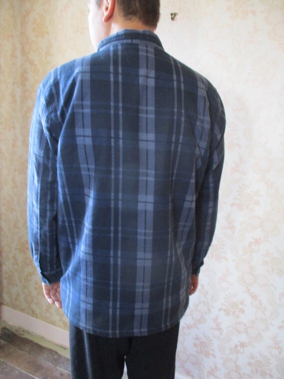 Grey check fleece lined shirt by MORANS EVASION. … - image 2