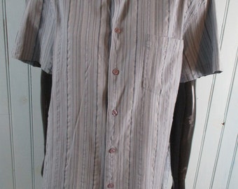 Vintage Kurzarm Sergio Vitti Hemd Vintage Hemd.Herrenhemd.Sommer Hemd