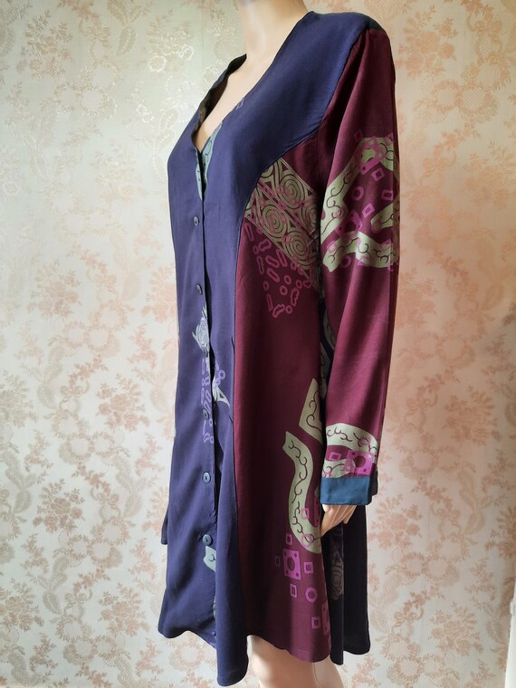 Vintage coat dress by Don Miguel & Co.  Purple\re… - image 2