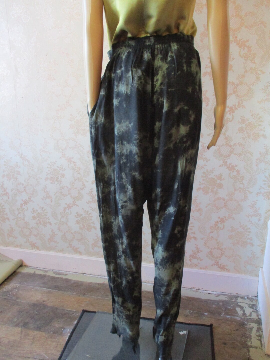 Vintage Print Harem Pants main image 0