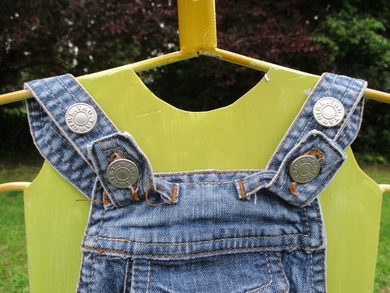 Vintage unisex child's dungarees age  uk.  vintag… - image 2