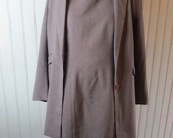 Vintage dress and jacket,.  vintage dress\vintage suit\grey dress suit\vintage jacket\wedding guest\dress 7 jacket