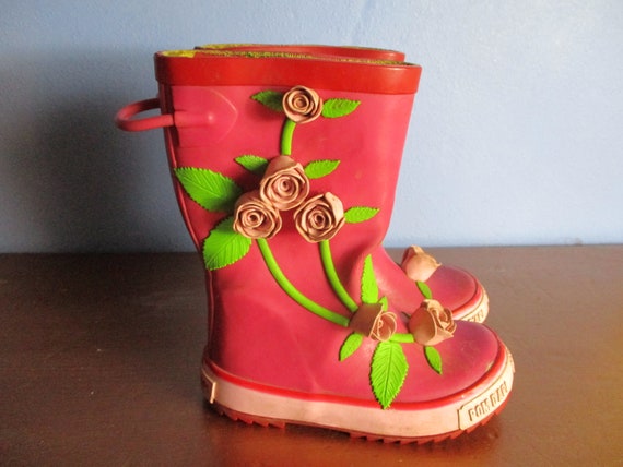 Vintage kids wellington boots, size  23  eur.  vi… - image 2