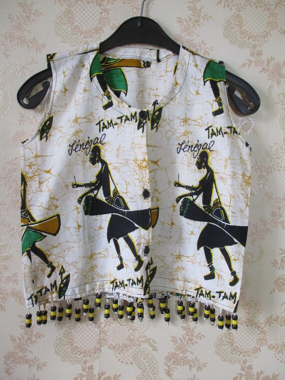 Ethnic wrap skirt and top set.  ethnic\skirt set\… - image 2